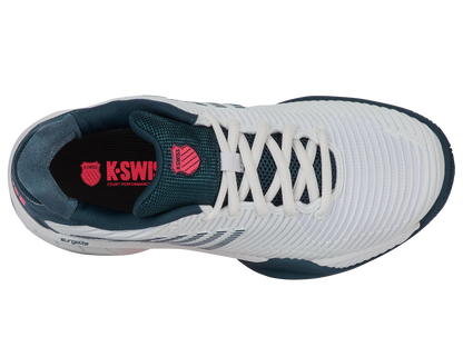 86613-129-M | HYPERCOURT EXPRESS 2 | WHITE/STARGAZER/NEON BLAZE