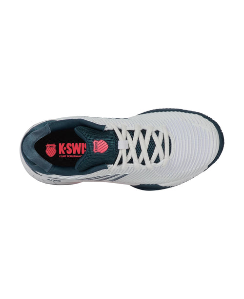 86614-129-M | HYPERCOURT EXPRESS 2 CLAY | WHITE/STARGAZER/NEON BLAZE - K-Swiss EU - 7
