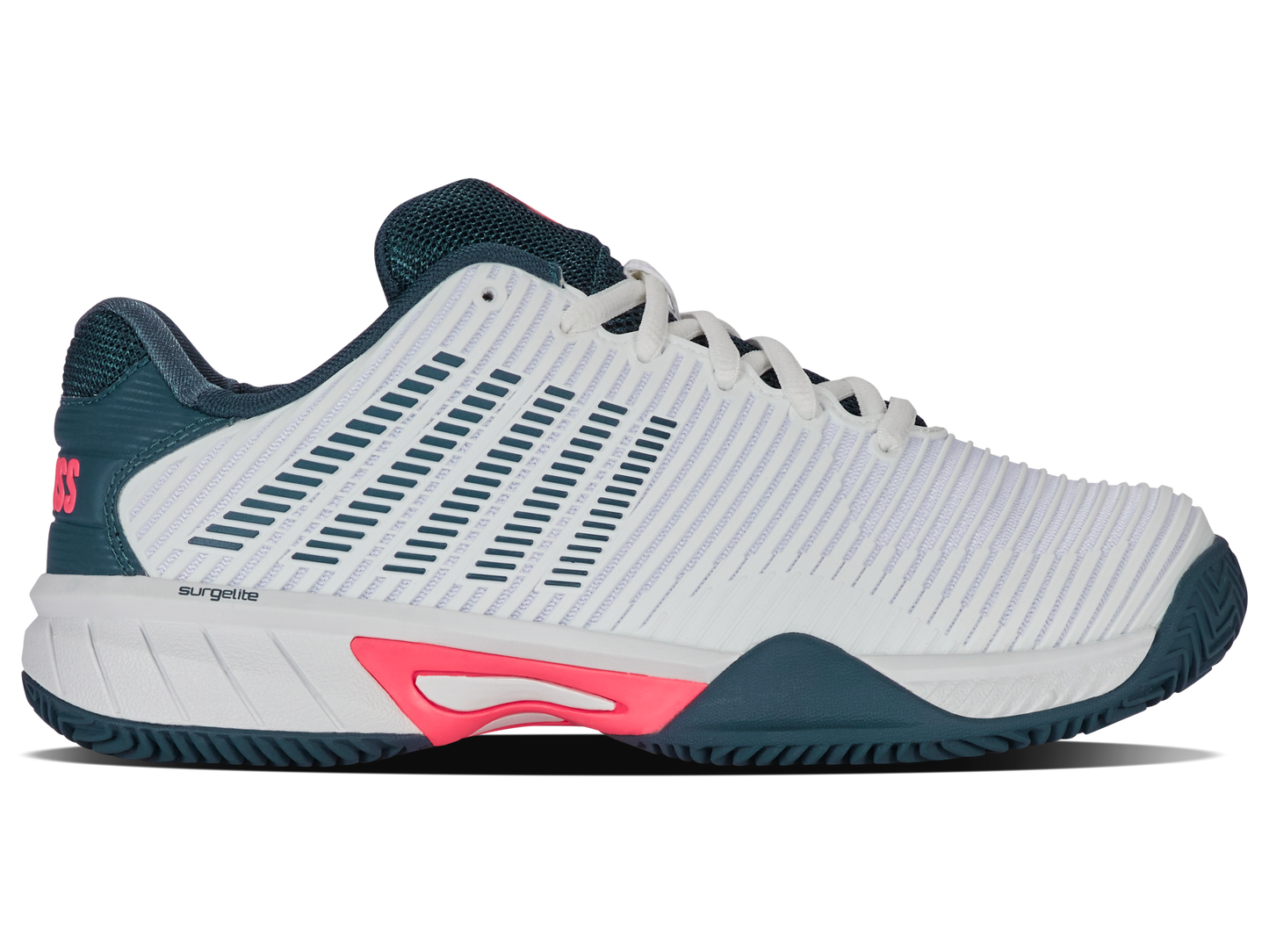 86614-129-M | HYPERCOURT EXPRESS 2 CLAY | WHITE/STARGAZER/NEON BLAZE