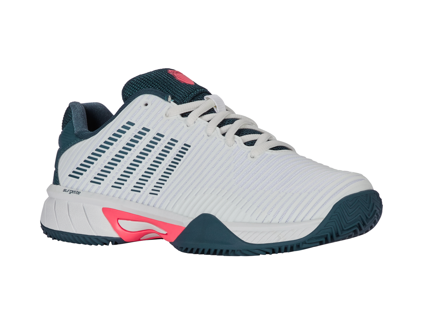 86614-129-M | HYPERCOURT EXPRESS 2 CLAY | WHITE/STARGAZER/NEON BLAZE