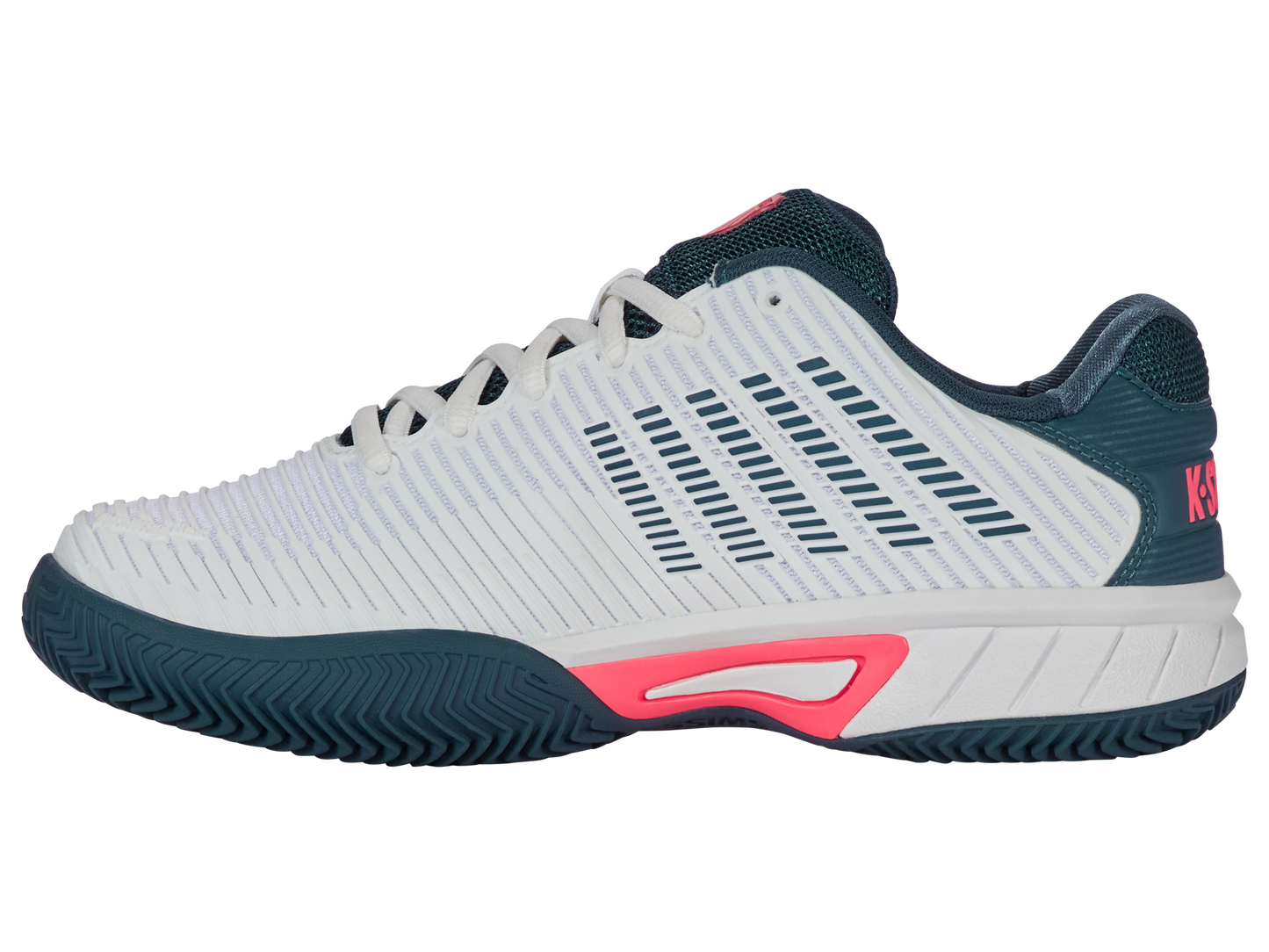 86614-129-M | HYPERCOURT EXPRESS 2 CLAY | WHITE/STARGAZER/NEON BLAZE