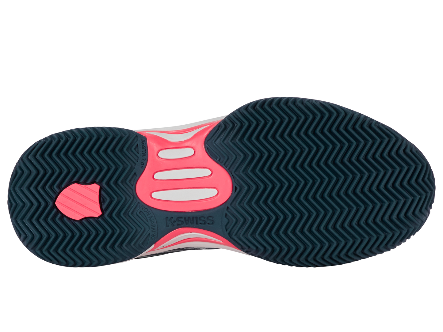 86614-129-M | HYPERCOURT EXPRESS 2 CLAY | WHITE/STARGAZER/NEON BLAZE