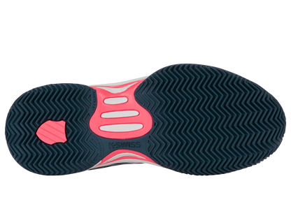 86614-129-M | HYPERCOURT EXPRESS 2 CLAY | WHITE/STARGAZER/NEON BLAZE