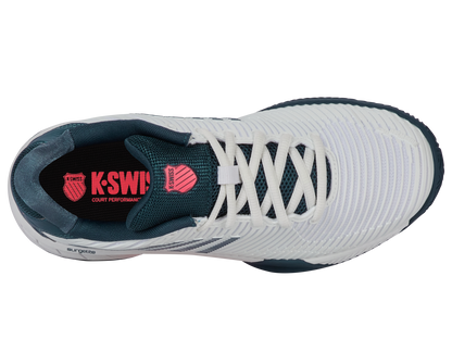 86614-129-M | HYPERCOURT EXPRESS 2 CLAY | WHITE/STARGAZER/NEON BLAZE