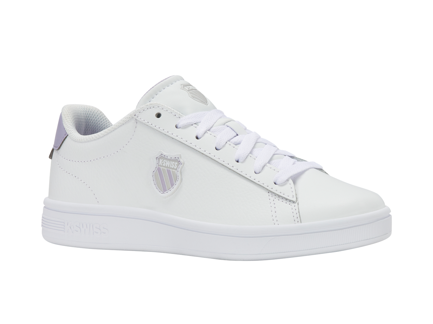 94412-155-M | COURT SHIELD II | WHITE/OYSTER MUSHROOM/LILAC