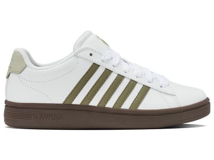 94413-152-M | COURT TIEBREAK II | WHITE/BURNT OLIVE/COLA GUM/ALFALFA