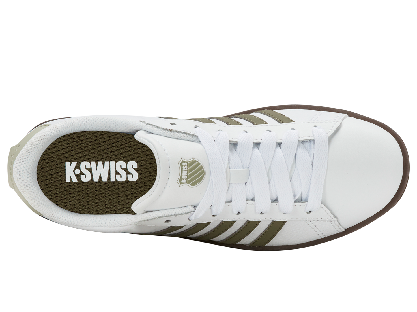 94413-152-M | COURT TIEBREAK II | WHITE/BURNT OLIVE/COLA GUM/ALFALFA