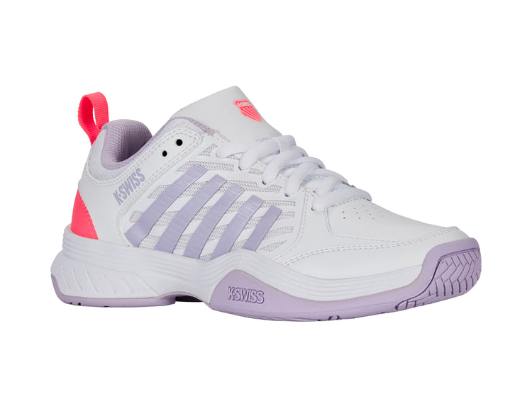 94428-182-M | COURT EXPRESS 2 | WHITE/ORCHID PETAL/NEON BLAZE