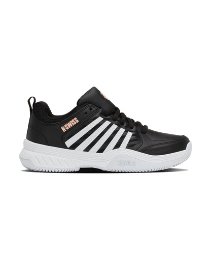 94429-078-M | COURT EXPRESS 2 CLAY | BLACK/WHITE/PEACH PARFAIT