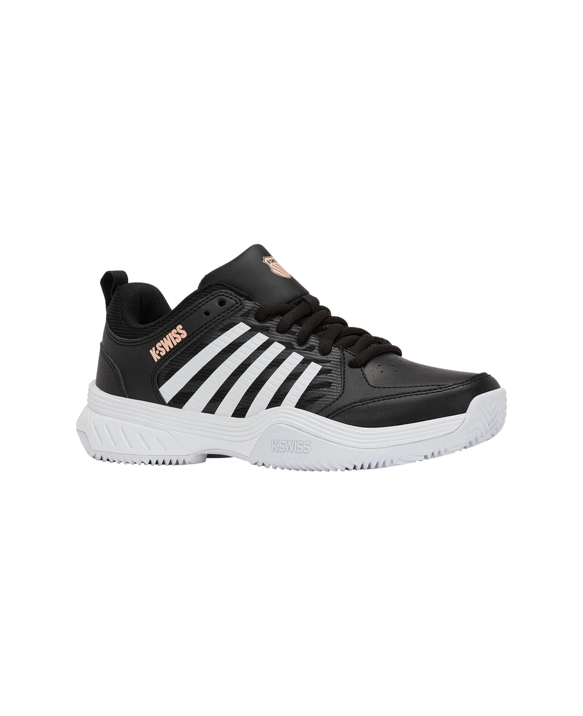 94429-078-M | COURT EXPRESS 2 CLAY | BLACK/WHITE/PEACH PARFAIT