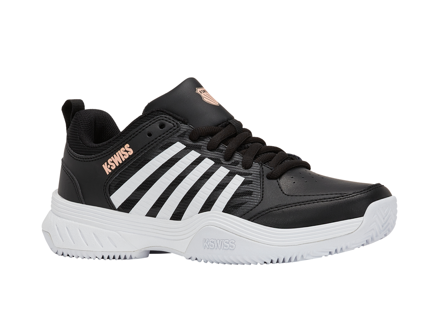 94429-078-M | COURT EXPRESS 2 CLAY | BLACK/WHITE/PEACH PARFAIT