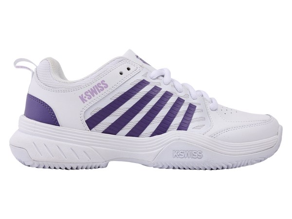 94429-151-M | COURT EXPRESS 2 CLAY | WHITE/PURPLE HAZE/NEON LAVENDER