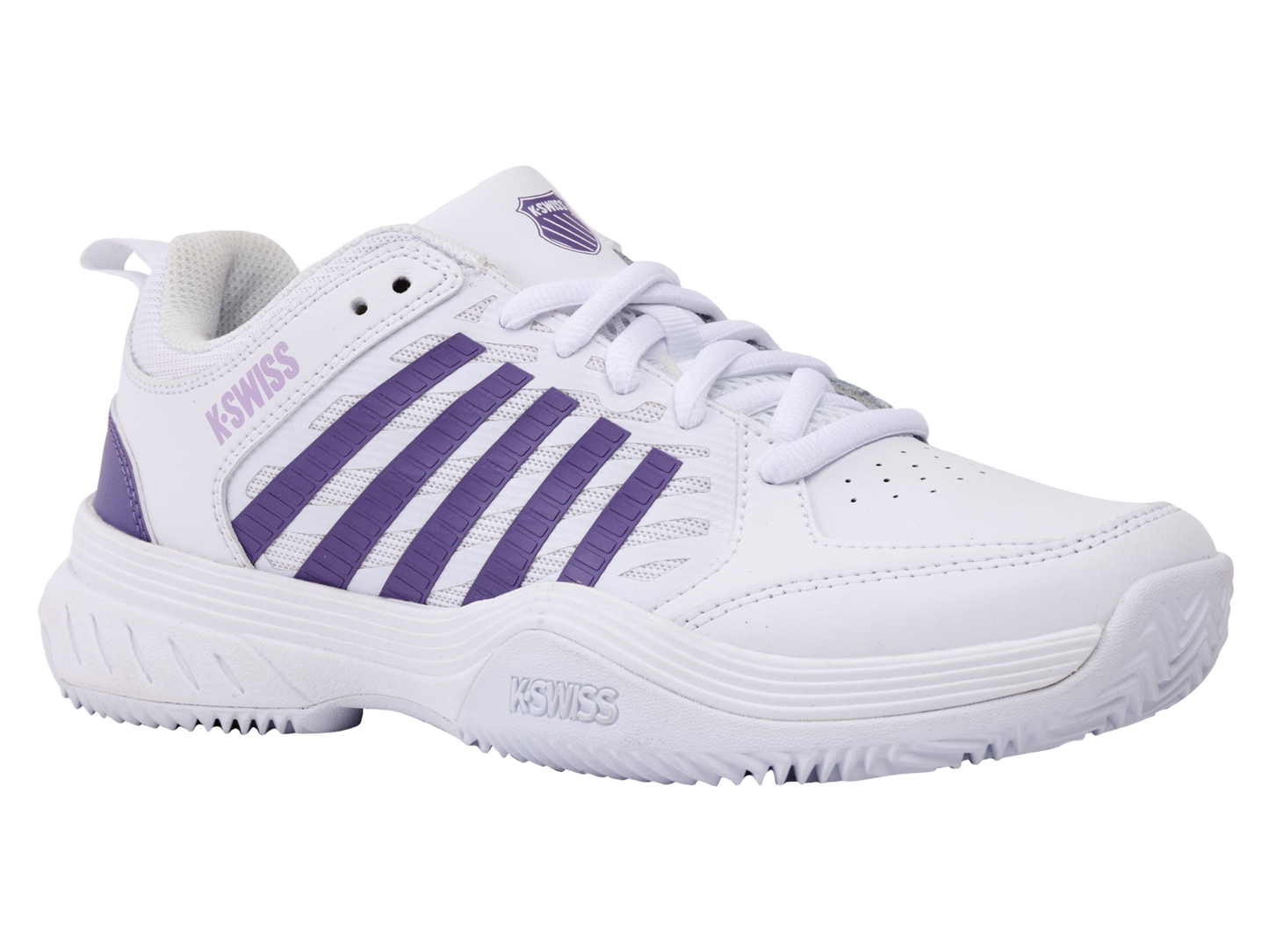 94429-151-M | COURT EXPRESS 2 CLAY | WHITE/PURPLE HAZE/NEON LAVENDER