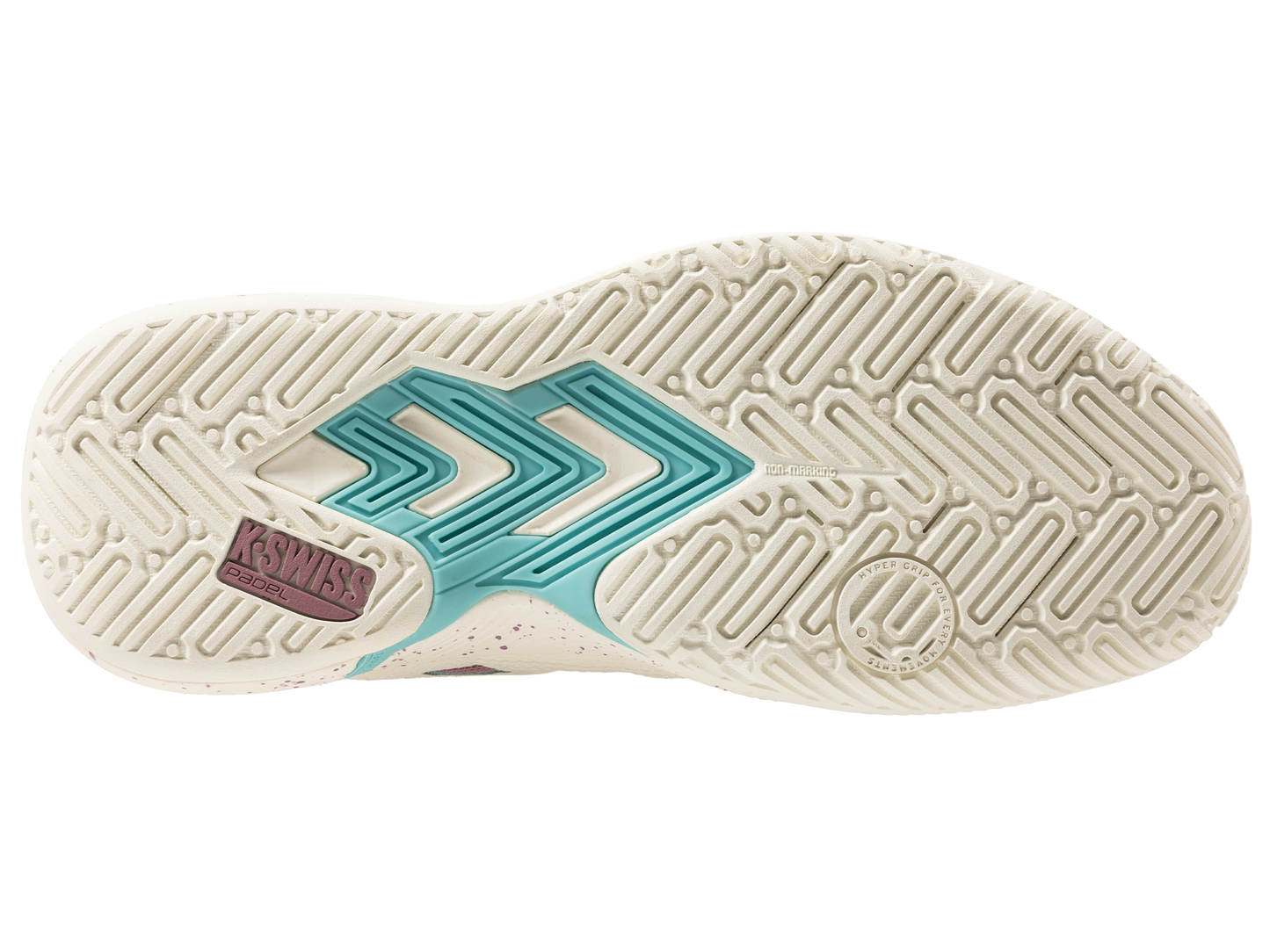 94435-966-M | TURA TEAM PADEL | SNOW WHITE/LILAS/PASTEL TURQUOISE