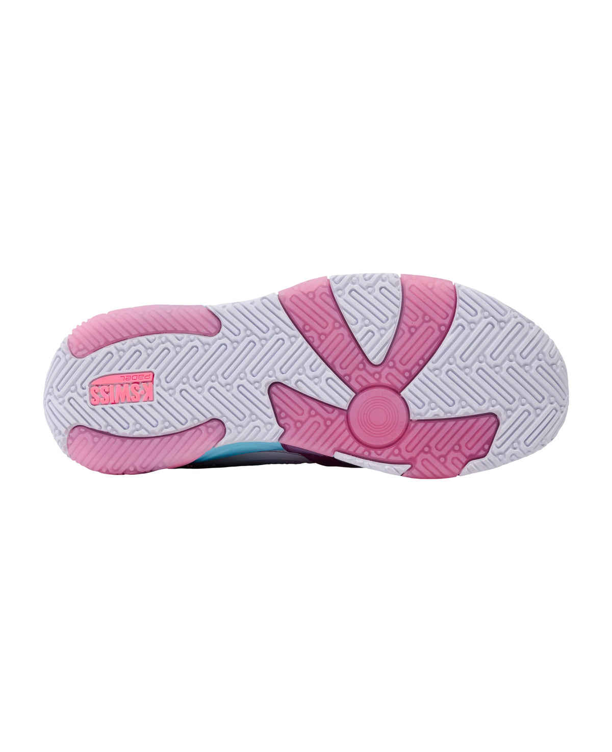 94597-146-M | K-FRAME PADEL | WHITE/SOFT NEON BLUE/NEON BUBLE GUM