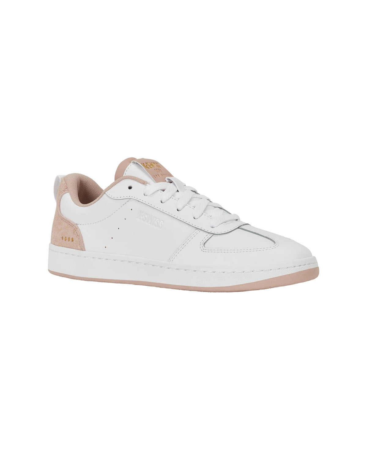 94734-103-M | COURT VARSITY | WHITE/LEOPARD/GOLD