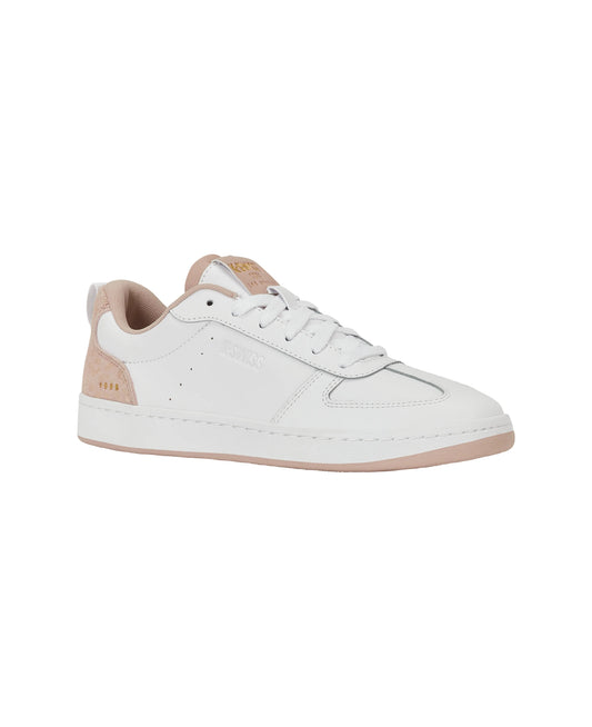 94734-103-M | COURT VARSITY | WHITE/LEOPARD/GOLD