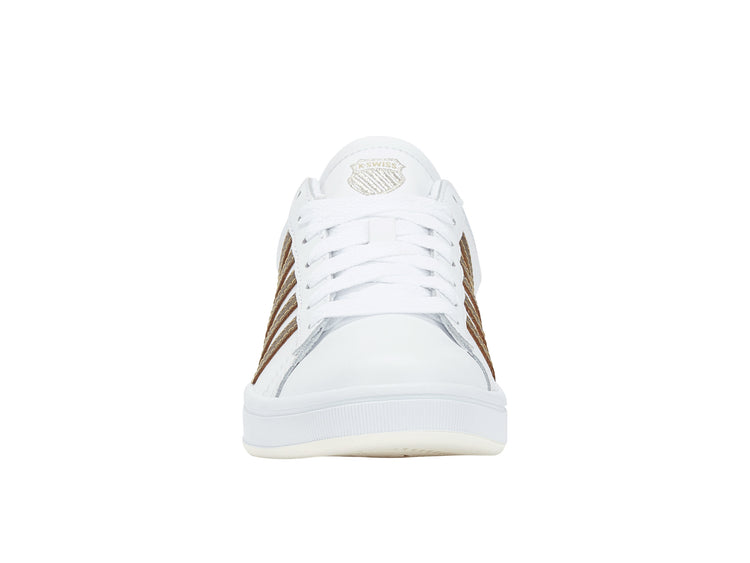 96154-158-M | COURT WINSTON | WHITE/GOLD PANTHER