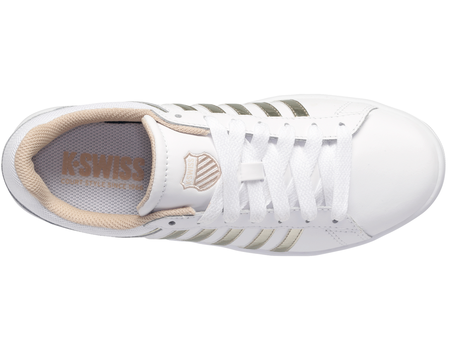96154-997-M | COURT WINSTON | WHITE/CHAMPAGNE