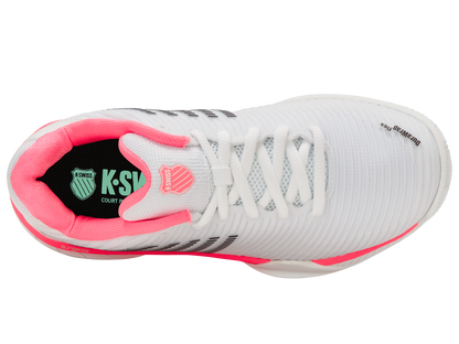 96613-173-M | HYPERCOURT EXPRESS 2 | WHITE/NEON PASTEL PINK/BLACK
