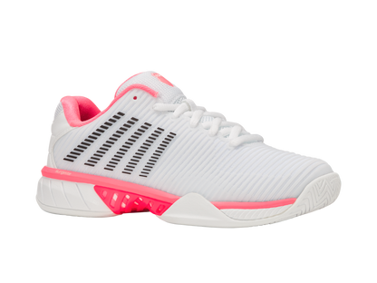 96613-173-M | HYPERCOURT EXPRESS 2 | WHITE/NEON PASTEL PINK/BLACK