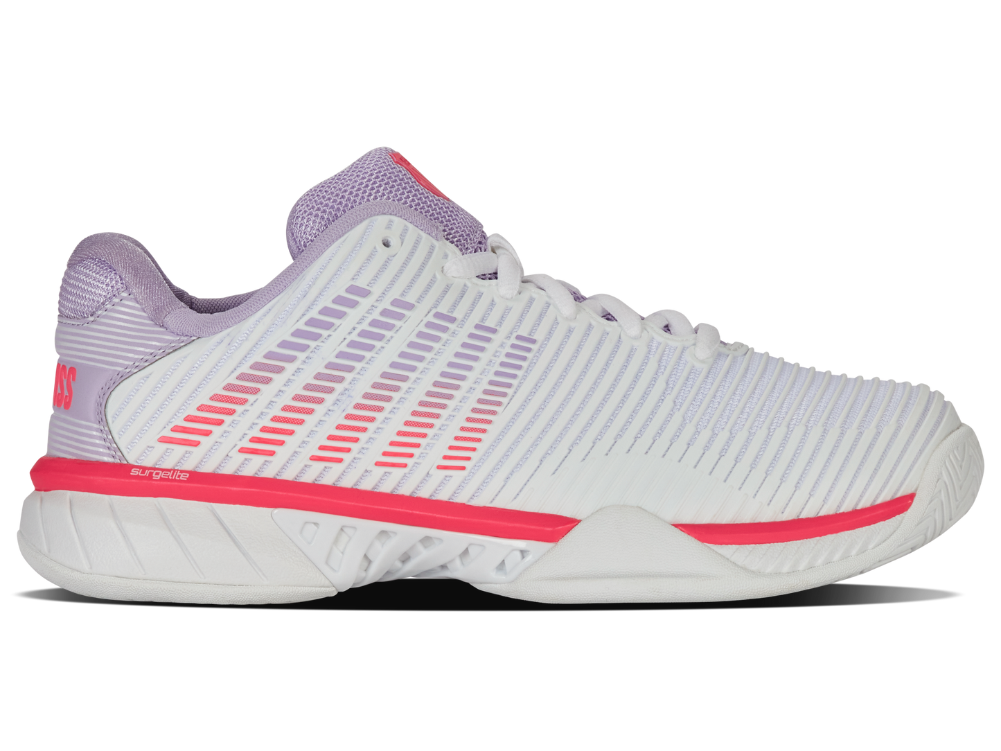 96613-182-M | HYPERCOURT EXPRESS 2 | WHITE/ORCHID PETAL/NEON BLAZE