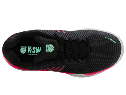 96614-037-M | HYPERCOURT EXPRESS 2 CLAY | BLACK/WHITE/NEON MINT