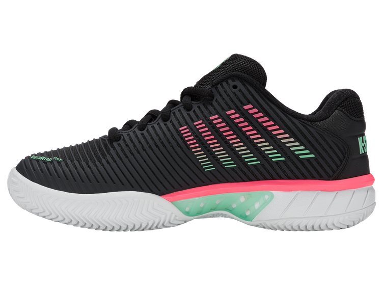 96614-037-M | HYPERCOURT EXPRESS 2 CLAY | BLACK/WHITE/NEON MINT