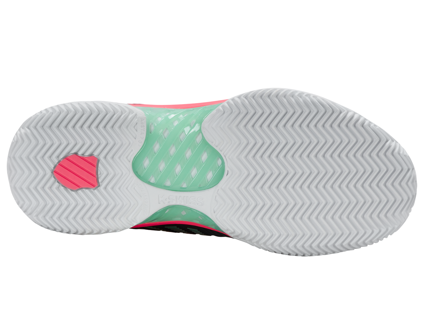 96614-037-M | HYPERCOURT EXPRESS 2 CLAY | BLACK/WHITE/NEON MINT