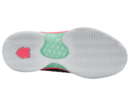 96614-037-M | HYPERCOURT EXPRESS 2 CLAY | BLACK/WHITE/NEON MINT