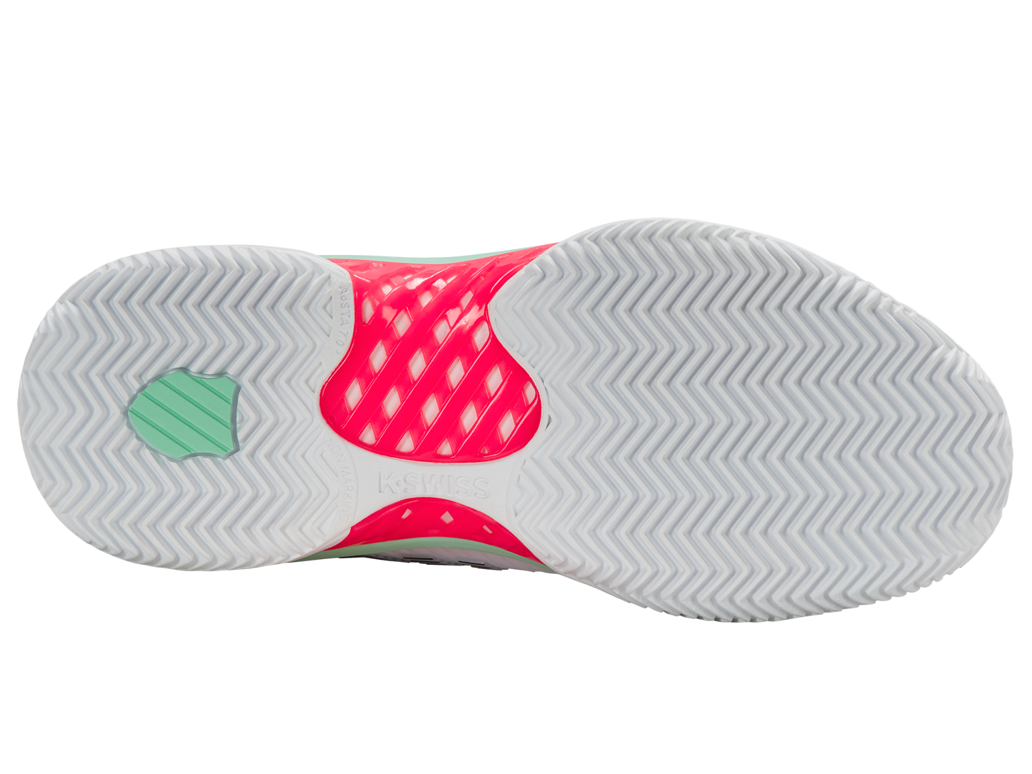 96614-178-M | HYPERCOURT EXPRESS 2 CLAY | WHITE/NEON PASTEL PINK/BLACK