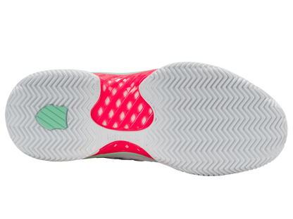 96614-178-M | HYPERCOURT EXPRESS 2 CLAY | WHITE/NEON PASTEL PINK/BLACK