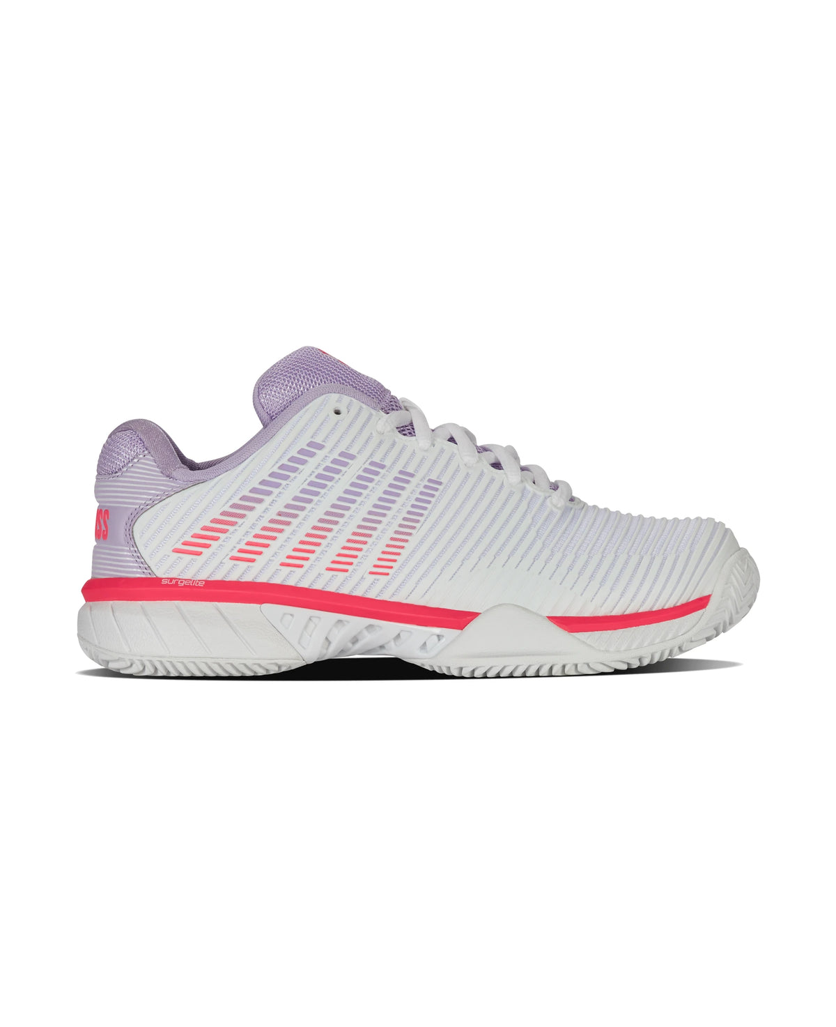 96614-182-M | HYPERCOURT EXPRESS 2 CLAY | WHITE/ORCHID PETAL/NEON BLAZE