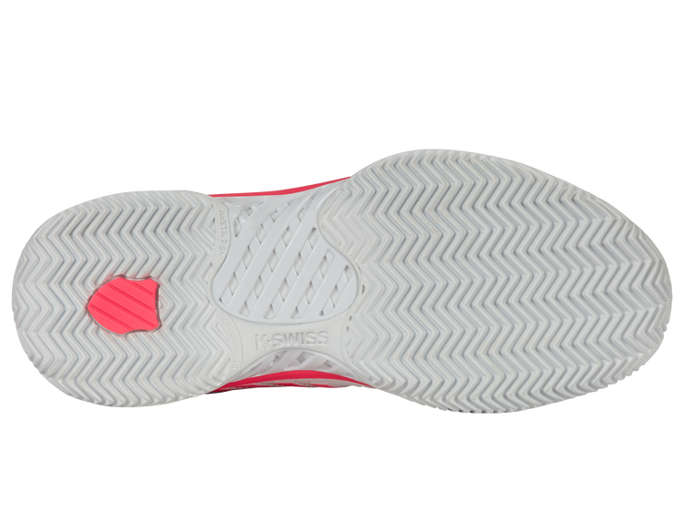 96614-182-M | HYPERCOURT EXPRESS 2 CLAY | WHITE/ORCHID PETAL/NEON BLAZE