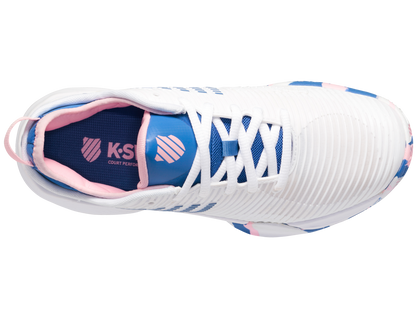 96617-969-M | HYPERCOURT SUPREME HB | WHITE/STAR SAPPHIRE/ORCHID PINK