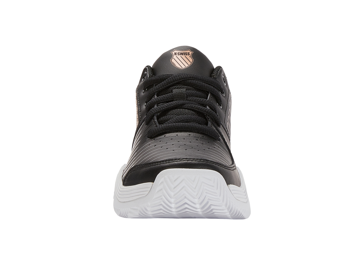 96750-059-M | COURT EXPRESS HB | BLK/WHT/ROSEGOLD