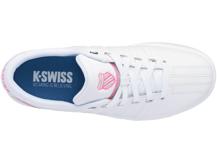 96793-185-M | COURT PRO II | WHITE/REPTILE/CANDY FUCHSIA/TAPE