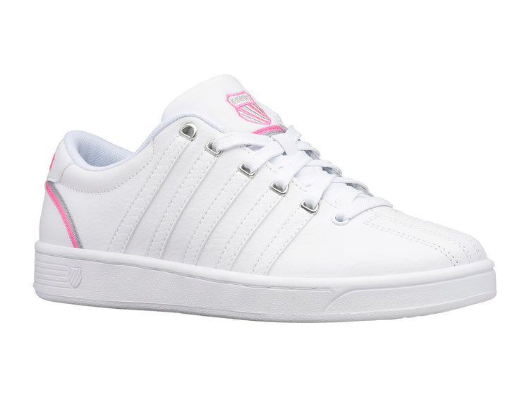 96793-185-M | COURT PRO II | WHITE/REPTILE/CANDY FUCHSIA/TAPE