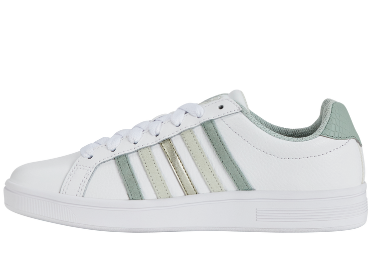 97011-133-M | COURT TIEBREAK | WHITE/CANARY GREEN/FROSTY GREEN/CHAMPAGNE GOLD