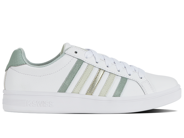 97011-133-M | COURT TIEBREAK | WHITE/CANARY GREEN/FROSTY GREEN/CHAMPAGNE GOLD