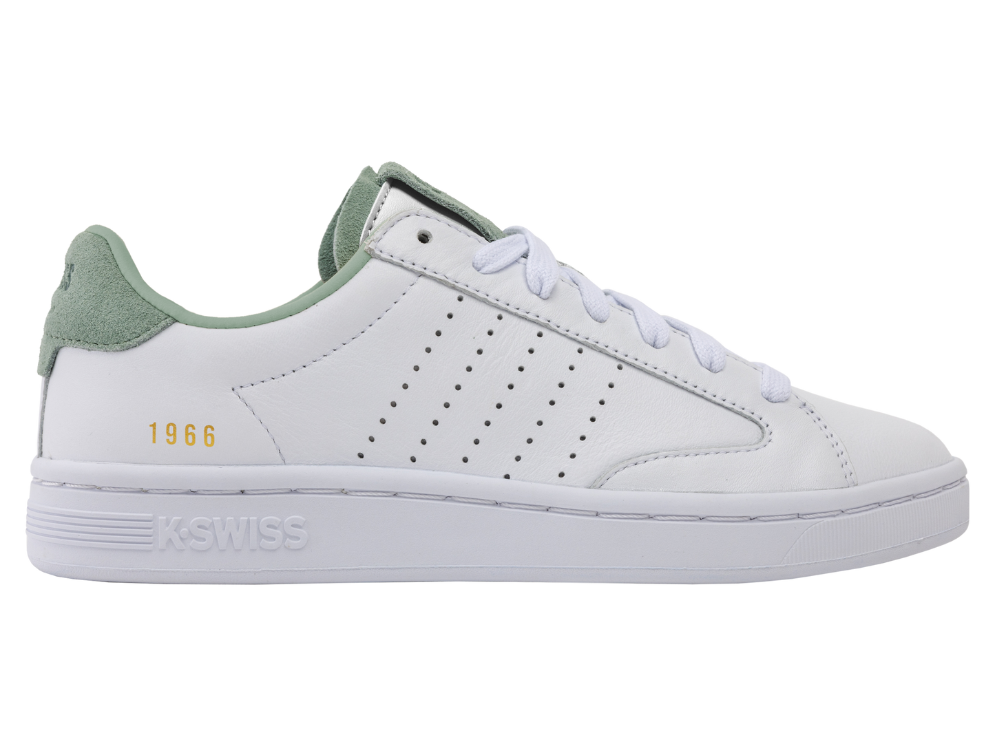 97263-187-M | LOZAN KLUB LTH | WHITE/ICEBERG GREEN/CREME BRULEE
