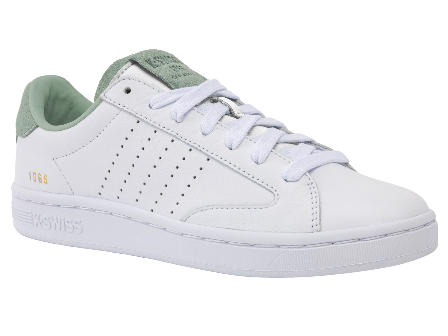 97263-187-M | LOZAN KLUB LTH | WHITE/ICEBERG GREEN/CREME BRULEE