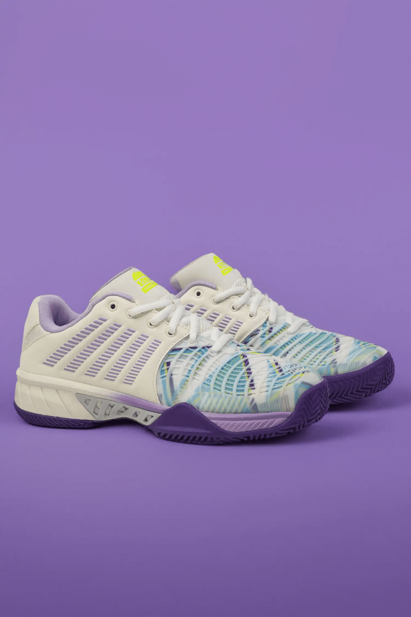 98900-182-M | EXPRESS LIGHT 3 PADEL | SNOW WHITE/PURPLE HEART/EVENING PRIMROSE