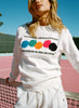 106074-100 | ROWING BLAZERS X K-SWISS CREWNECK SWEATSHIRT | WHITE