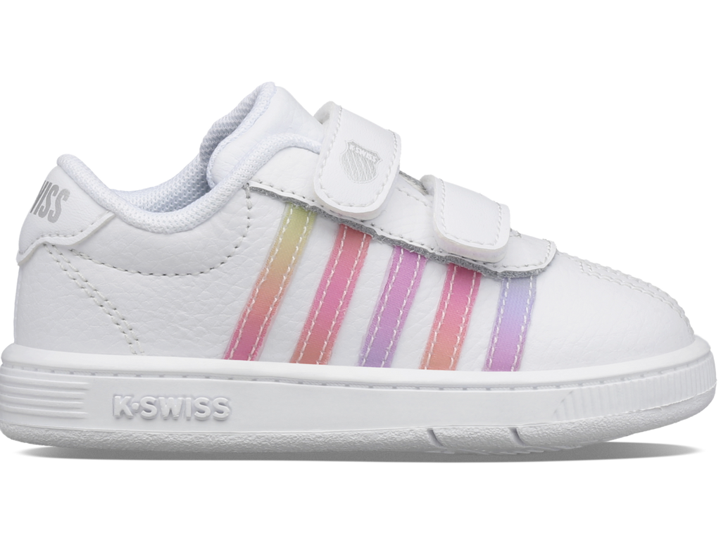27004-103-M | CLASSIC PRO EL STRAP | WHITE/PASTEL RAINBOW