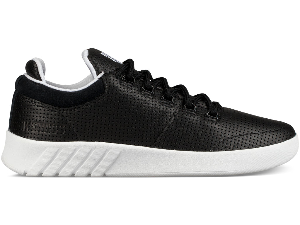 95470-005-M | WOMENS AERO TRAINER | BLACK PERF/WHITE