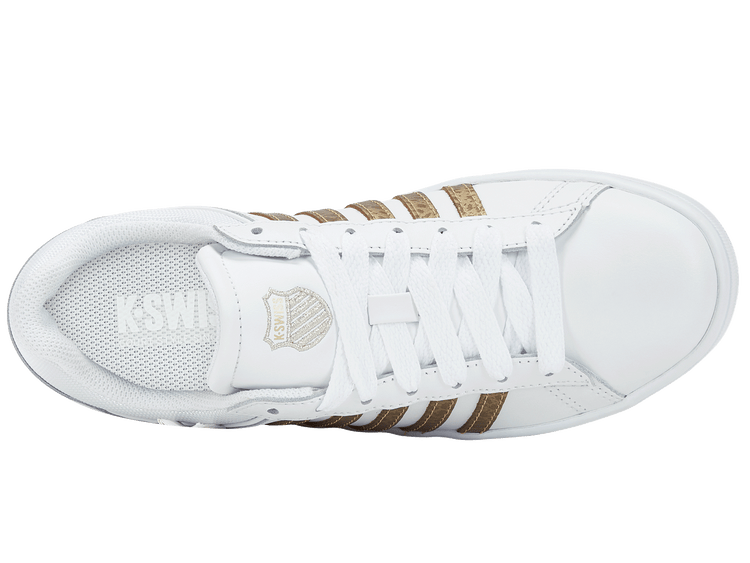 96154-158-M | COURT WINSTON | WHITE/GOLD PANTHER