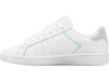 96347-124-M | WOMENS CLEAN COURT II CMF | WHITE/ARUBA BLUE/VAPOR BLUE